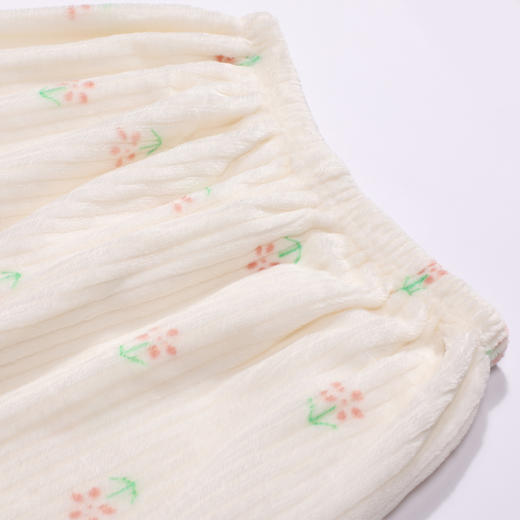 都市丽人睡衣超值精选长袖家居服法兰绒抽条厚女士法兰绒套装LHT2J8 商品图6