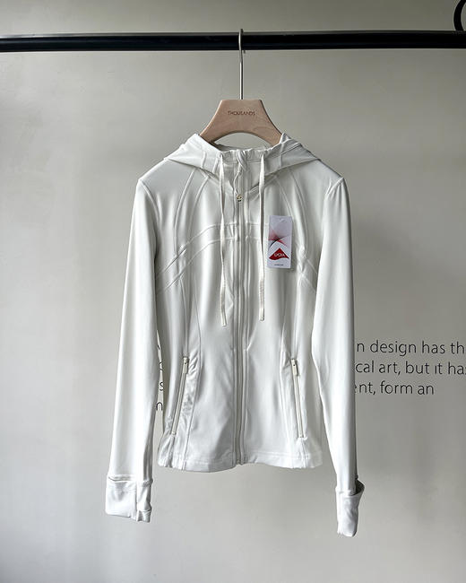 现货 THS-无  lulu家女士运动拉链 连帽夹克 瑜伽外套 4色 BF1046 商品图6