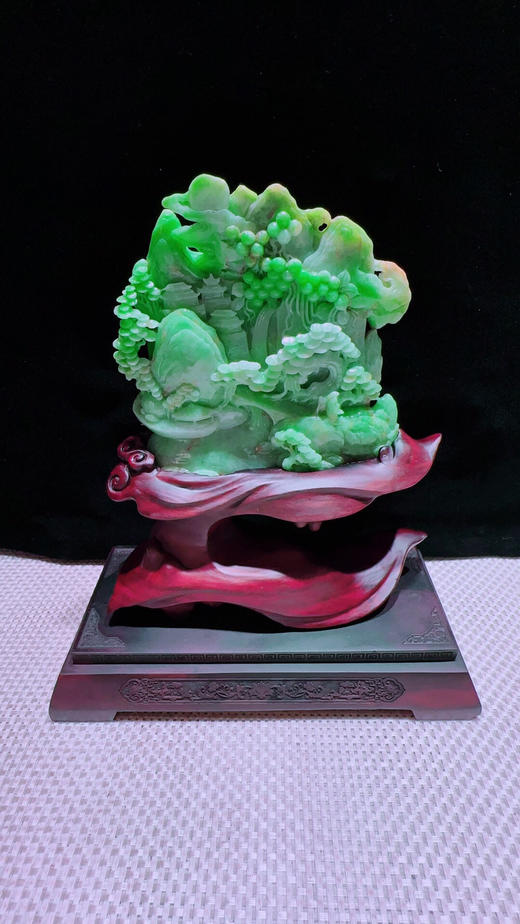 620354翡翠摆件【高山流水】 商品图3