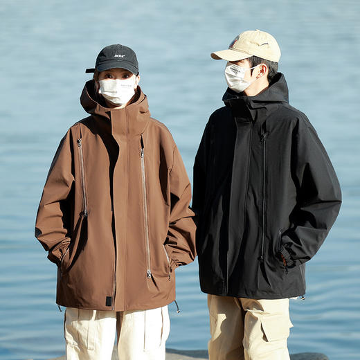 秋款首发🔥户外徒步日常必备！！【千吉娜Chigina.情侣款休闲夹克外套】春夏季出去自驾游穿它1件就够了😎 商品图1