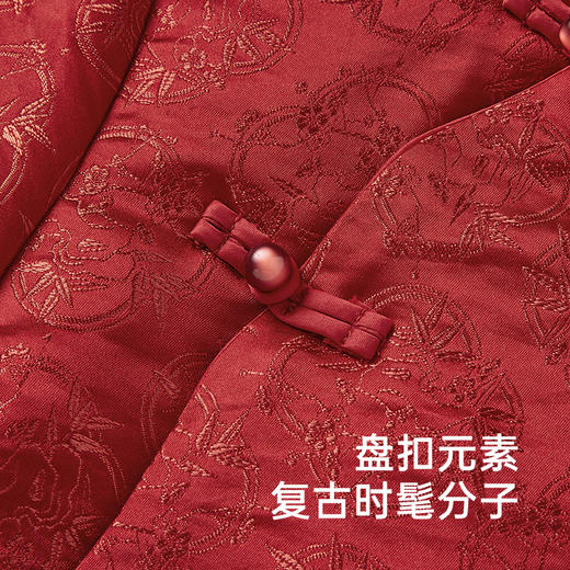 【商场同款】英氏儿童外套女童长袖冬保暖新国风棉服外套夹棉外套 商品图3