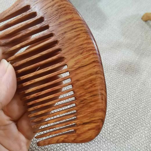 明代黄花梨老料制精品手工木梳 商品图7