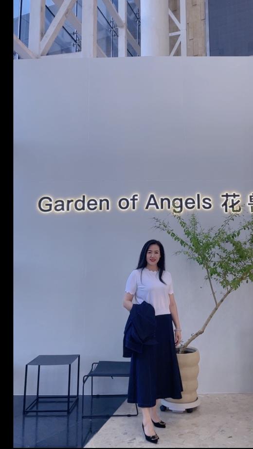 青黛色半裙LZ3B17 商品图1