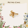 【刘惜君&靳梦佳同款】Garden of Eden 伊甸园系列 | 金丝四瓣花戒指 商品缩略图1