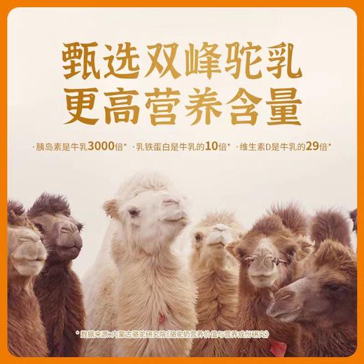 童之梦驼领秀75%双峰骆驼奶粉  驼乳粉正品 真驼奶 高营养（购满358元参与：1元报名送358元乳铁蛋白） 商品图5