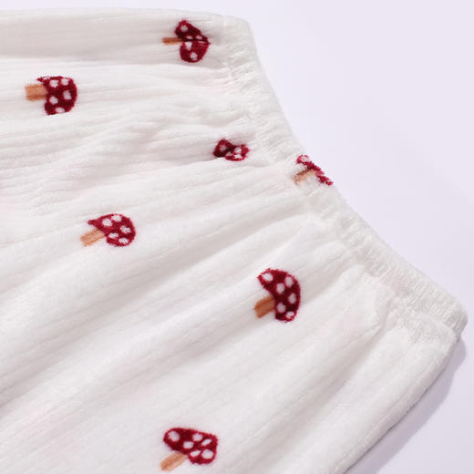 都市丽人睡衣超值精选长袖家居服法兰绒抽条厚女士法兰绒套装LHT2K1 商品图7