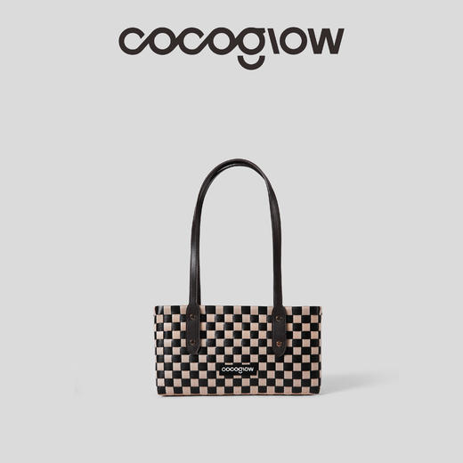 cocoglow 波士顿系列小号手工编织手提包秋季腋下包 商品图0