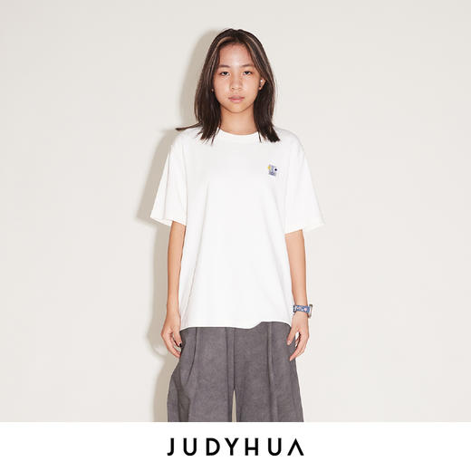 JUDYHUA J系列机器人刺绣T恤Oversize 商品图0