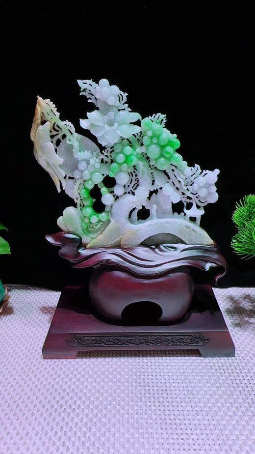 620344翡翠摆件【富贵满堂】 商品图4