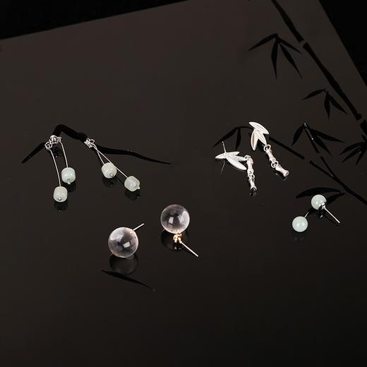 笙观相沐 新中式青碧耳环 风华雅致系列 商品图4