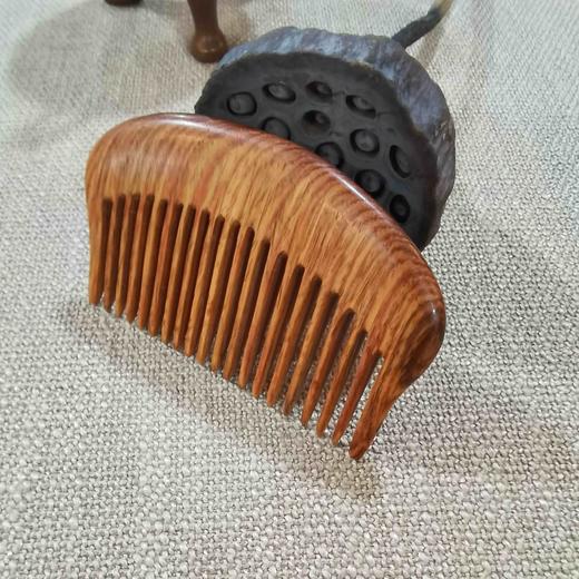 明代黄花梨老料制精品手工木梳 商品图8