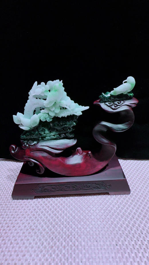 620352翡翠摆件【喜上眉梢】 商品图4