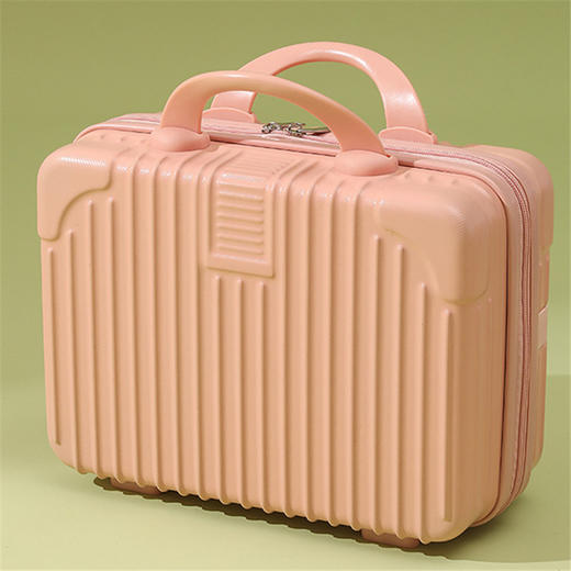 「数色可选！高颜值出行」复古手提箱14寸化妆箱小行李箱迷你伴手礼小型轻便密码箱旅行箱包 商品图2