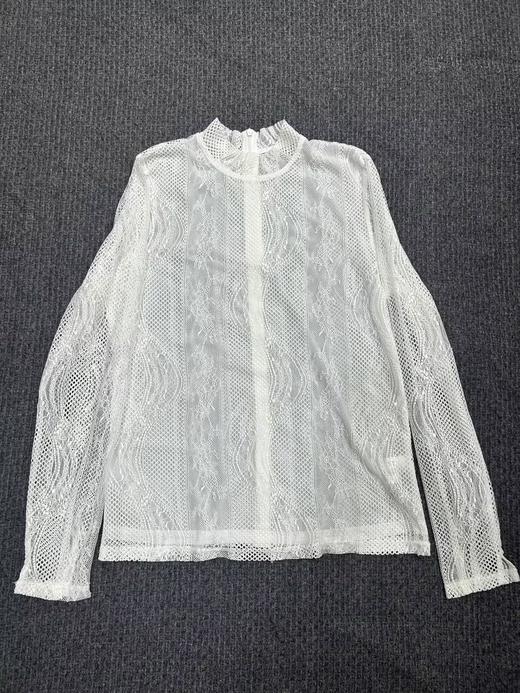 HJ1T07_皓色 / 漆黑色_T恤_春夏_半高领长袖透视显瘦百搭内搭上衣_高级女装_BERNIEELEN 伯妮斯茵 商品图0