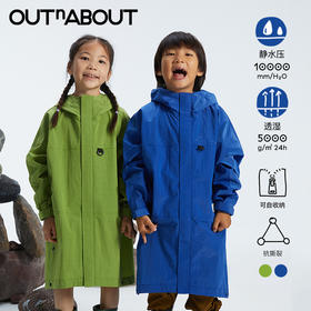 OUTnABOUT出门走走 24AW 中长款防水冲锋衣