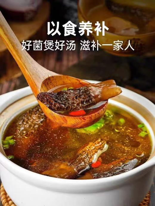 【高原采云南番外好物】2024年头茬剪柄羊肚菌干货云南特产营养菇150g 商品图2