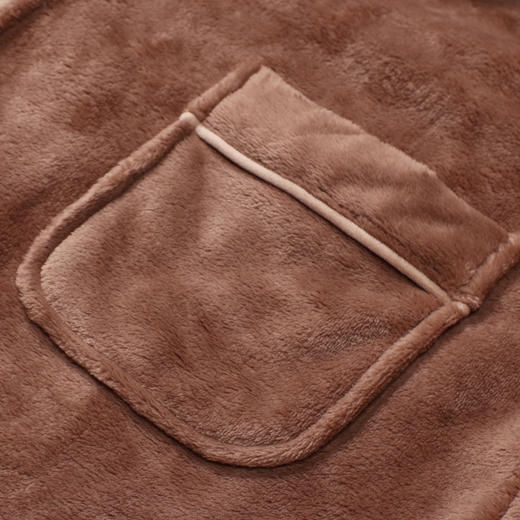 都市丽人都市锋尚睡衣生活家居单件袍法兰绒厚男士法兰绒套装FHT7A1 商品图8