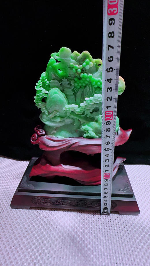 620354翡翠摆件【高山流水】 商品图1