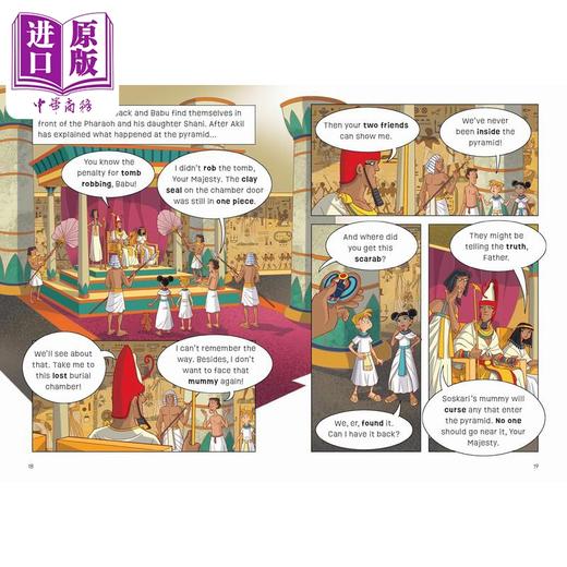 【中商原版】解谜冒险书 木乃伊之谜 Puzzle Adventures The Mummy Mystery 英文原版 儿童推理探险故事 奇幻冒险 进口童书 商品图2