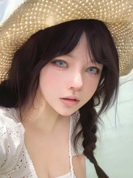 woolilens 日抛美瞳 忧郁蓝莓 直径14.4mm着色14.0mm  (十片装) 商品图9