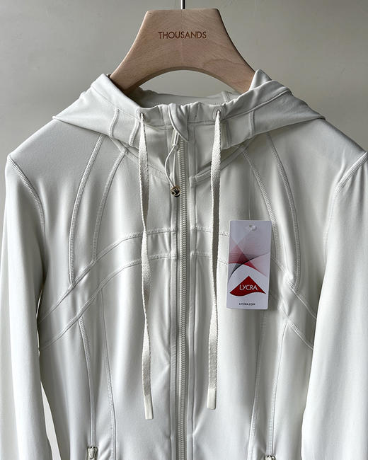 现货 THS-无  lulu家女士运动拉链 连帽夹克 瑜伽外套 4色 BF1046 商品图5