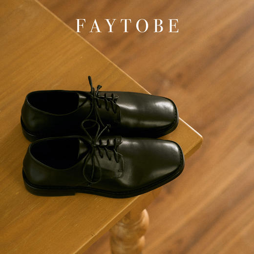 FAYTOBE 复古系带德比鞋 商品图6