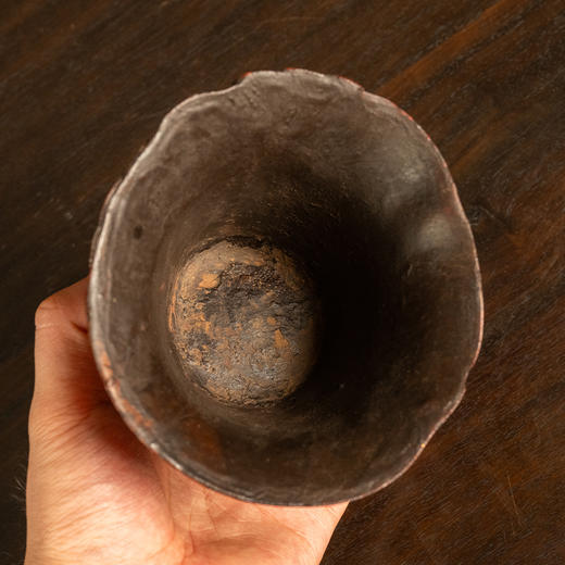 清 竹雕松鹿图爵杯 商品图2