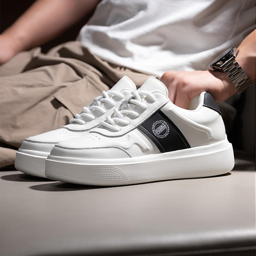 男士6cm隐形增高鞋男内增高男鞋小白鞋百搭休闲板鞋男时尚 商品图2