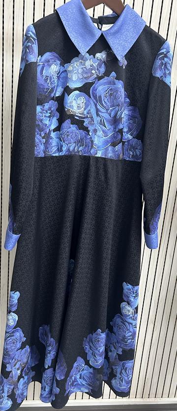 群青色连衣裙HJ1S01 商品图0