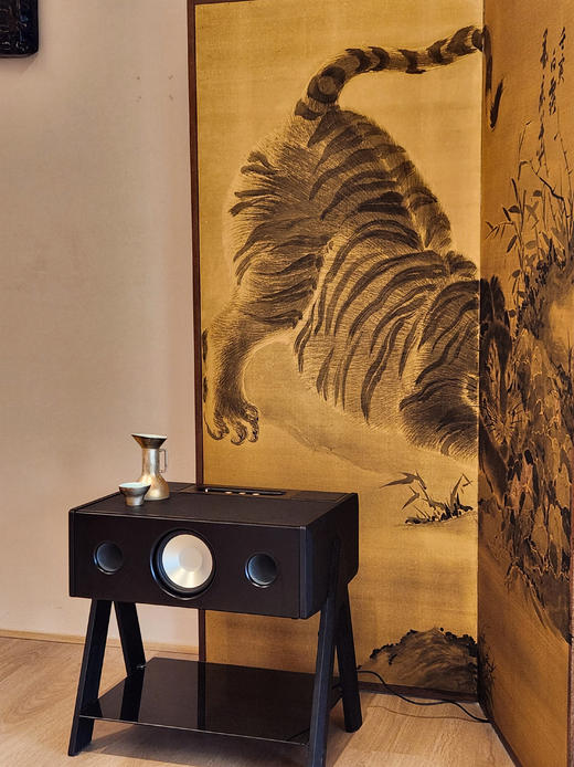 【LBC乐伯盒】CUBE法国蓝牙音箱La Boite concept边桌家用高-CUBE LW 皮革黑 商品图5