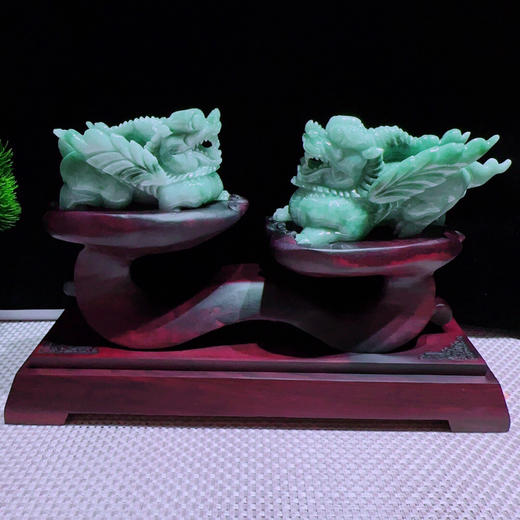 620261翡翠摆件【飞天霸王貔貅】 商品图5