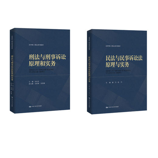 【2本套装】刑法与刑事诉讼原理和实务+民法与民事诉讼原理与实务 商品图0