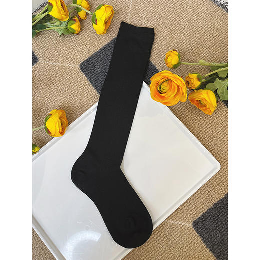 可可推荐 学院风~纯色羊毛小腿袜 微压显瘦|修饰腿型 舒适保暖 简约时尚 商品图5