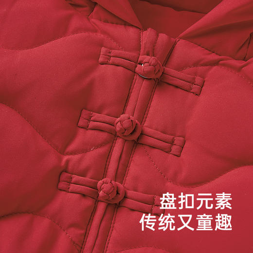 【商场同款】英氏婴儿羽绒服连体衣保暖三防男女童冬季羽绒拜年服 商品图3