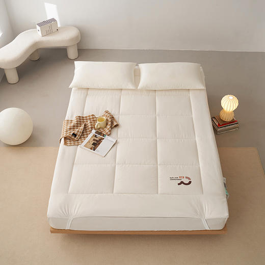 自然醒全棉A类抗菌棉花星级酒店款床褥榻榻米棉花软垫褥子单双人家用卧室被褥铺底FM 商品图0