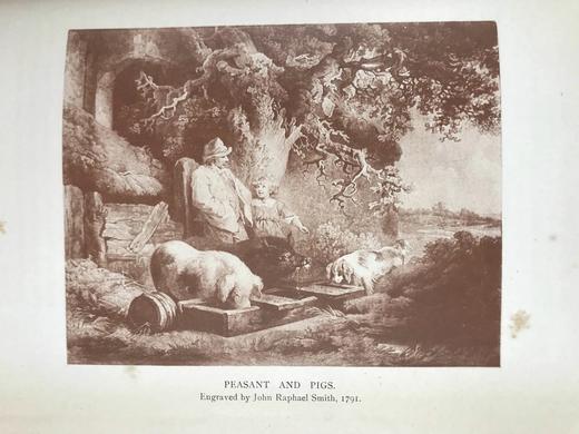 含藏书票！1895年 伦敦画家乔治·莫兰传 6幅插图 漆布精装18开 商品图8