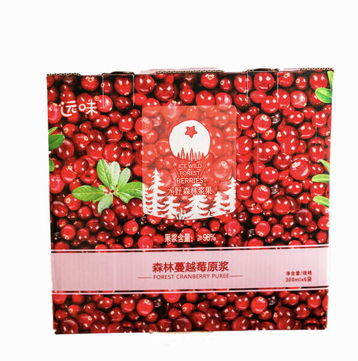 【蔓越莓原浆】蔓越莓原浆300ml*6袋礼盒 商品图6