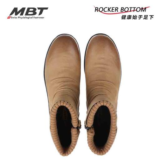 MBT足健康鞋女厚底休闲通勤冬季保暖短靴扁平足增高提臀羊皮KENDU 商品图1