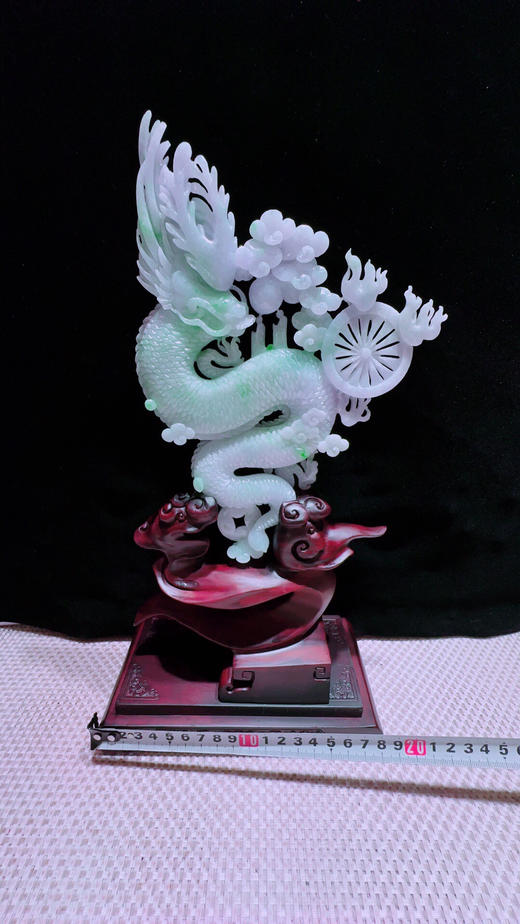 620350翡翠摆件【龙腾盛世】 商品图2