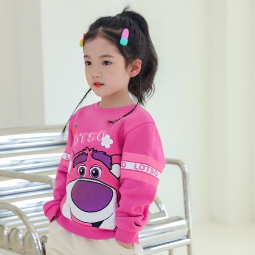 【商场同款】迪士尼女童秋季保暖套头卫衣234DS1196 商品图1
