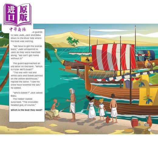 【中商原版】解谜冒险书 木乃伊之谜 Puzzle Adventures The Mummy Mystery 英文原版 儿童推理探险故事 奇幻冒险 进口童书 商品图4