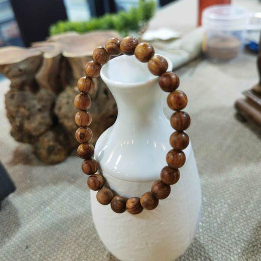 明代黄花梨老料制直径0.8小珠手串 商品图0