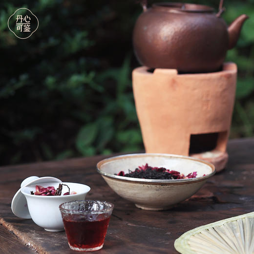 丹心可鉴玫瑰红茶小种红茶墨红玫瑰一罐50g 商品图4