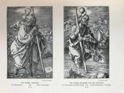 【德语】含藏书票！约19世纪后期 丢勒铜版与木版画集 473幅插图 漆布精装16开 商品图6