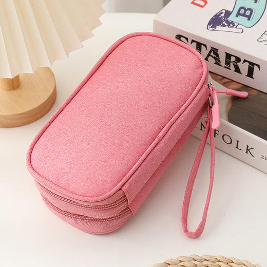 【收纳有序，双层电源收纳包】数据线收纳包数码包旅行收纳包充电器，加宽拉链设计空间大幅提升，手机硬盘U盘多功能收纳包QQ 商品图6