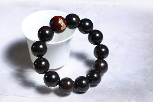 ZGT0037°有鹏程万里/文昌塔题材紫光檀手串 商品图1