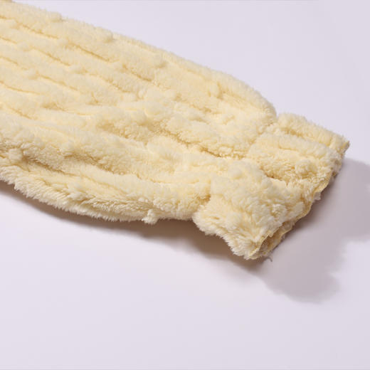 都市丽人睡衣生活家居单件袍家居服长毛绒提花厚女士法兰绒单件袍LHT7B1 商品图5