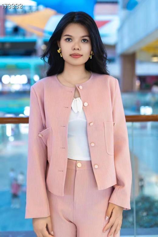 水红色上衣HJ1A30 商品图0