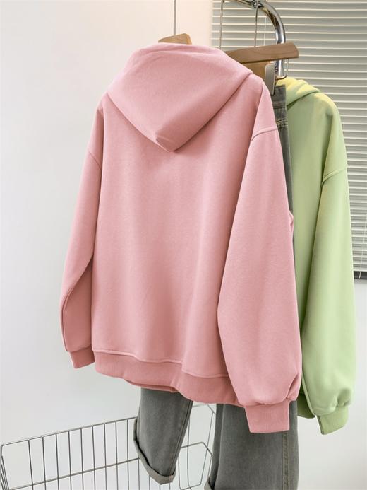 【多色连帽女士卫衣】秋冬新款 加绒休闲美式复古小众外套ins潮流  商品图1