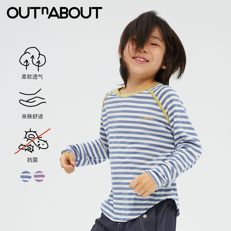 OUTnABOUT出门走走 24AW 天丝美利奴羊毛针织长袖T恤